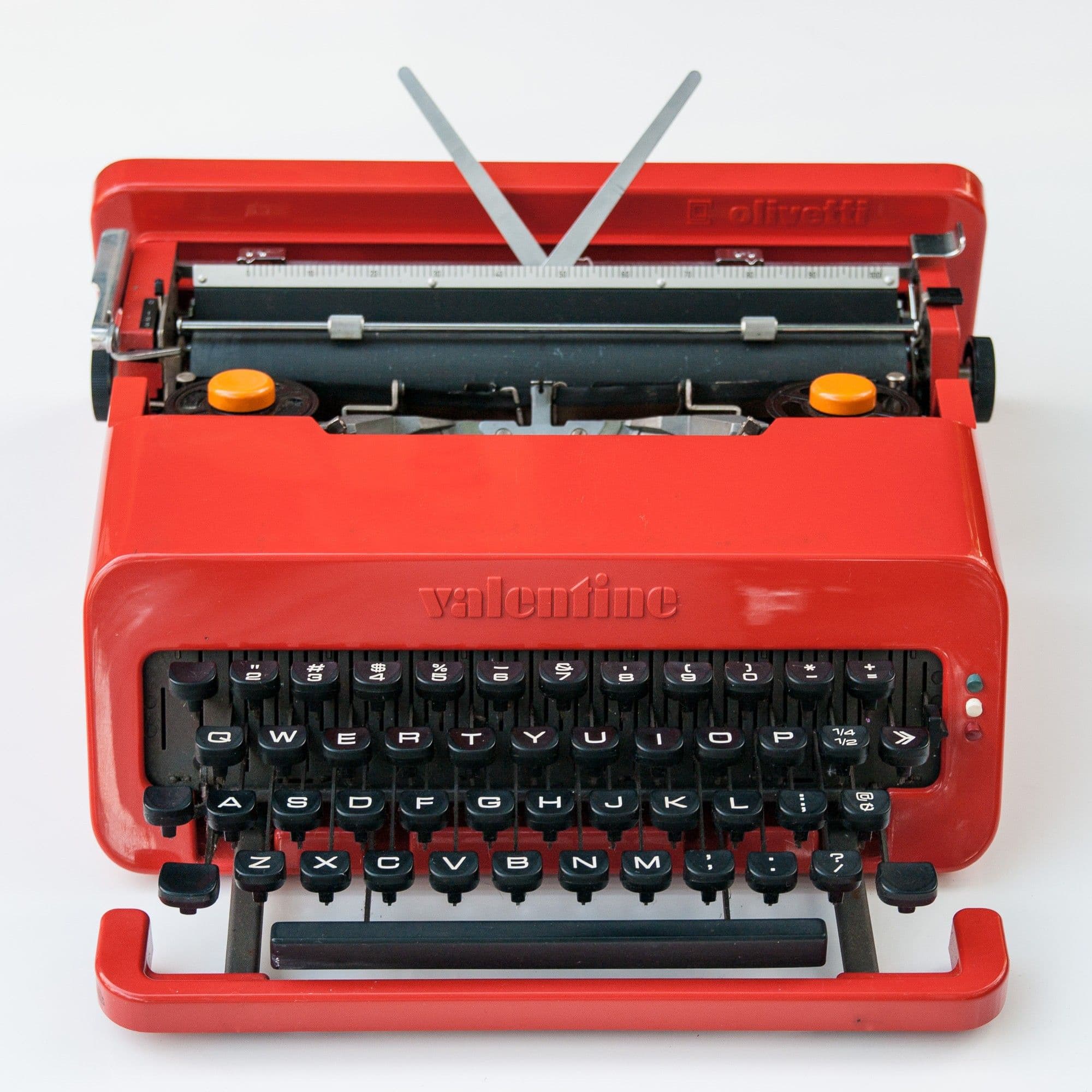 Red Olivetti Valentine typewriter